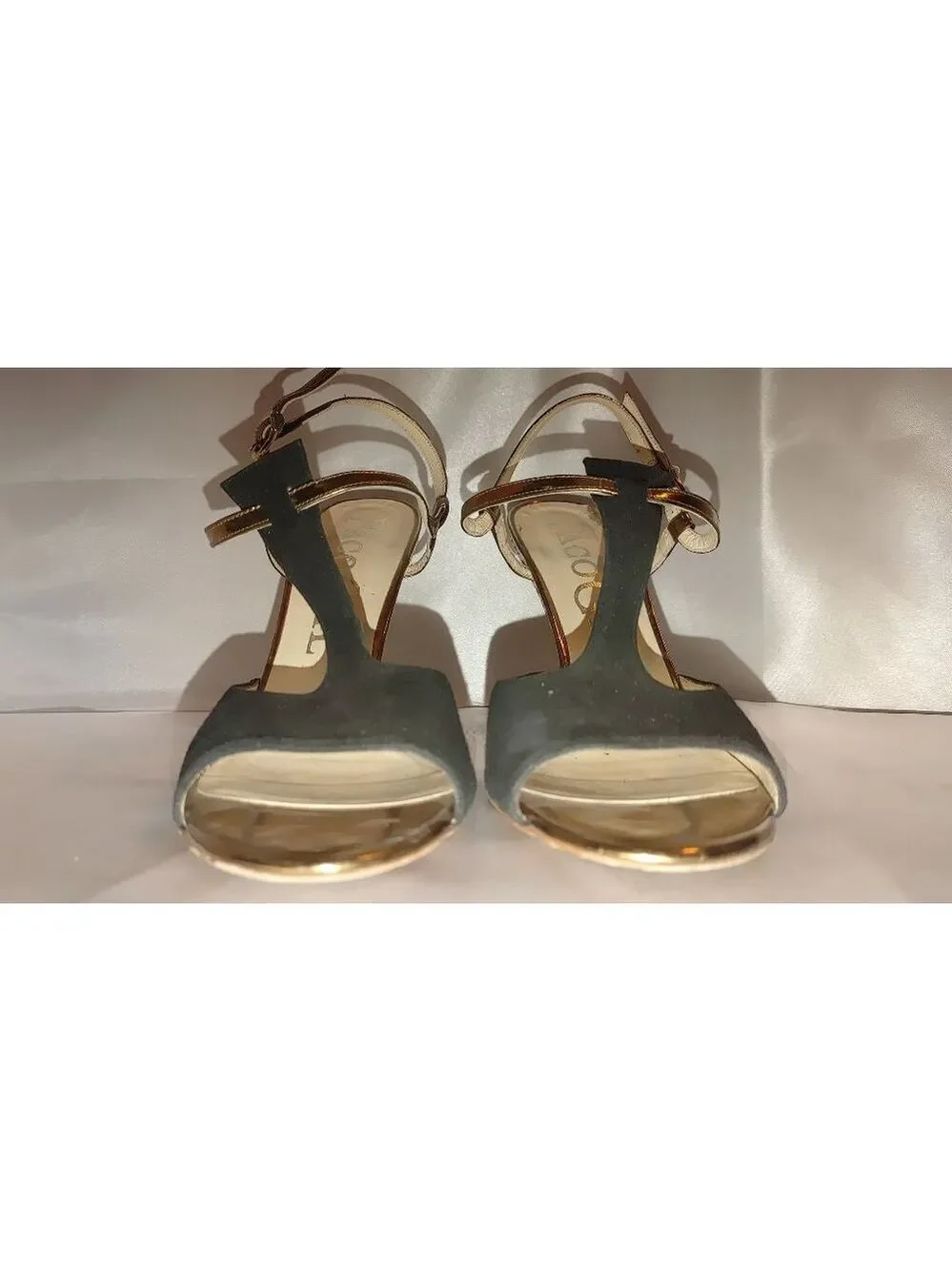 Paco Gil Peep Toe Wedge Sandals Size 41
